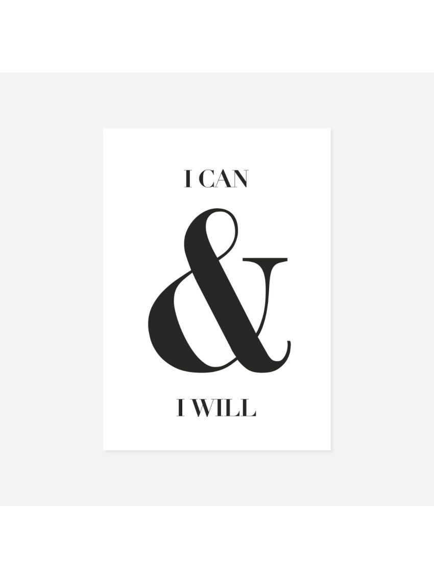 I Can & I Will | Poster