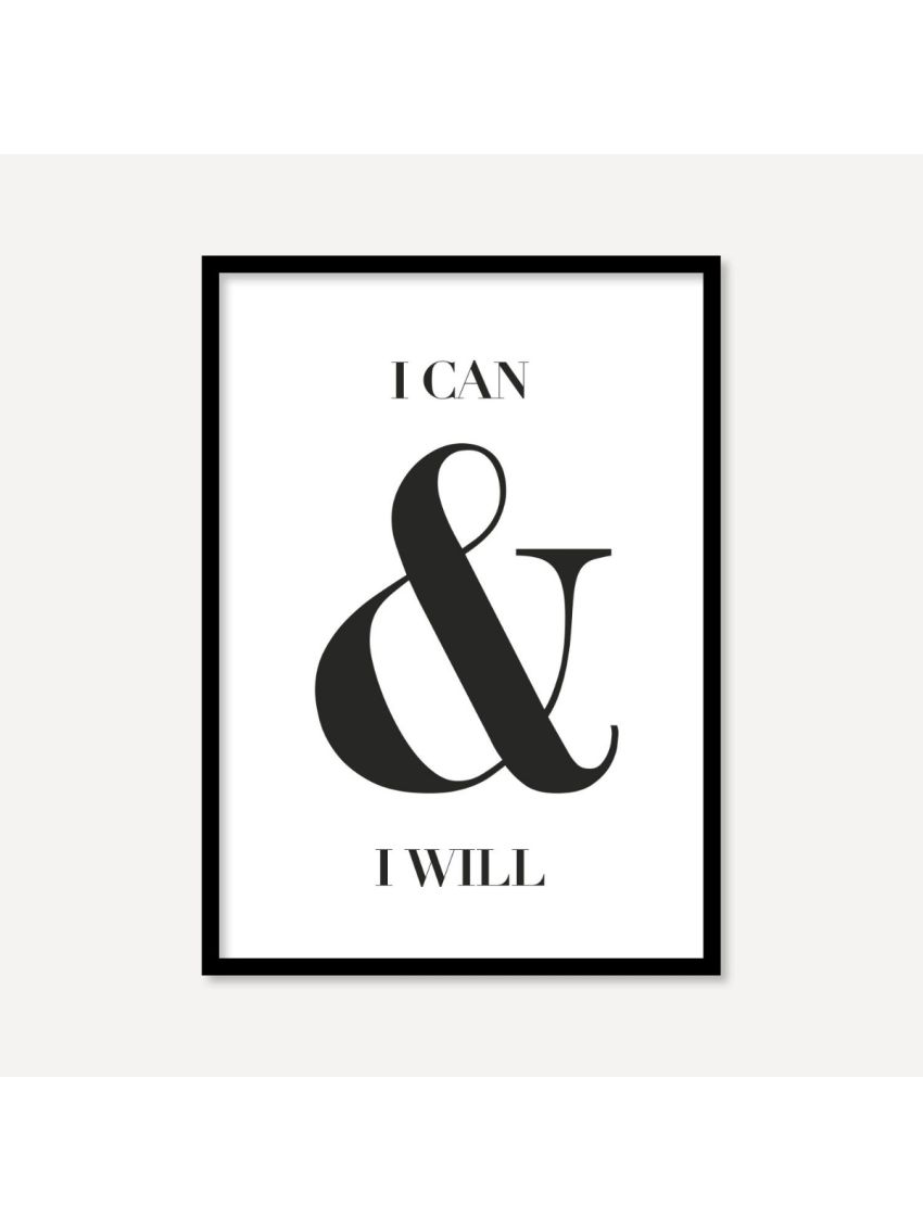 I Can & I Will | Poster