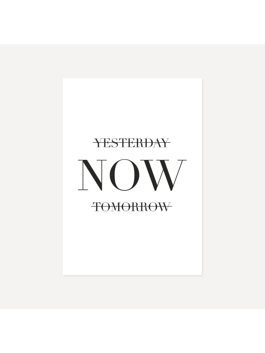 Yesterday Now Tomorrow | Poster