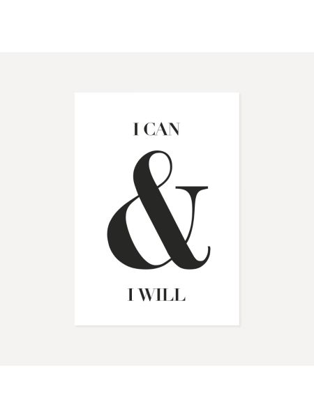 I Can & I Will | Poster