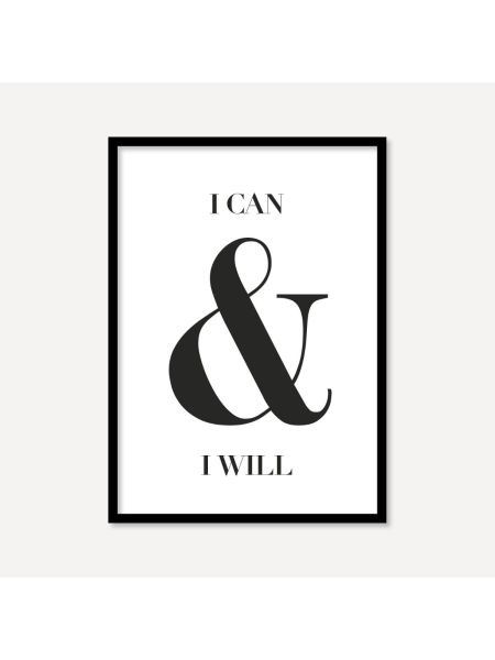 I Can & I Will | Poster