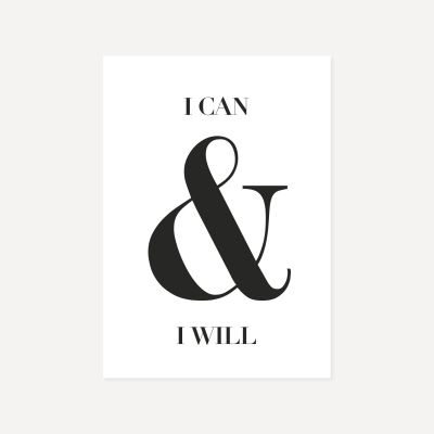 I Can & I Will | Poster