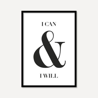 I Can & I Will | Poster